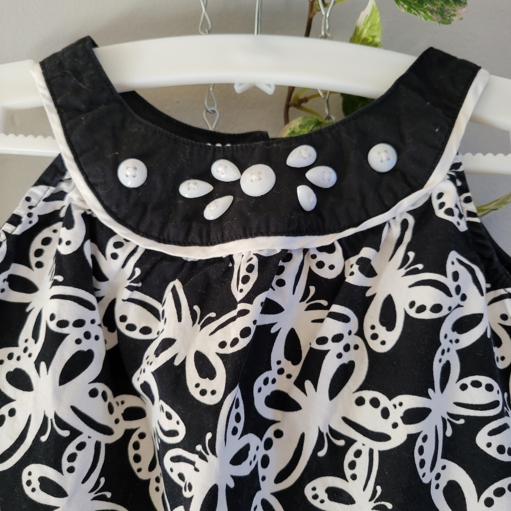 Gymboree Baby Girl's Sleeveless Butterfly Dress 12-18 Months - Picture 3 of 7
